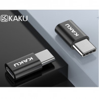 Adaptateur Kaku OTG USB Type C Vers Micro USB 3.0 Noir Adaptateur Kaku OTG USB Type C Vers Micro USB 3.0 Noir