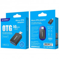 Adaptateur Kaku OTG Micro USB Vers USB 3.0 Noir Adaptateur Kaku OTG Micro USB Vers USB 3.0 Noir