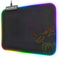 Tapis Souris Gaming Spirit Of Gamer Skull RGB Noir Tapis Souris Gaming Spirit Of Gamer Skull RGB Noir