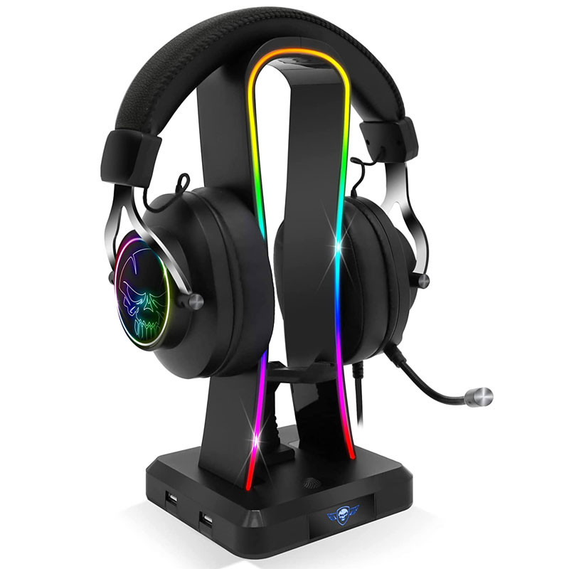 Support De Casque Spirit Of Gamer RGB Noir