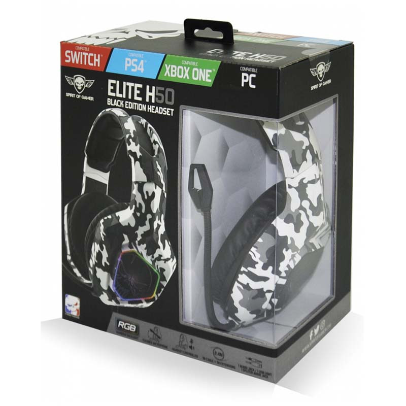 Casque Micro Spirit of Gamer Elite-H50 Artic Edition