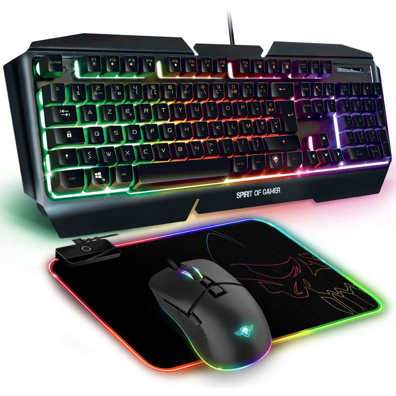 Ensemble 3En1 Gaming Spirit Of Gamer Ultimate MK500 Noir Ensemble 3En1 Gaming Spirit Of Gamer Ultimate MK500 Noir