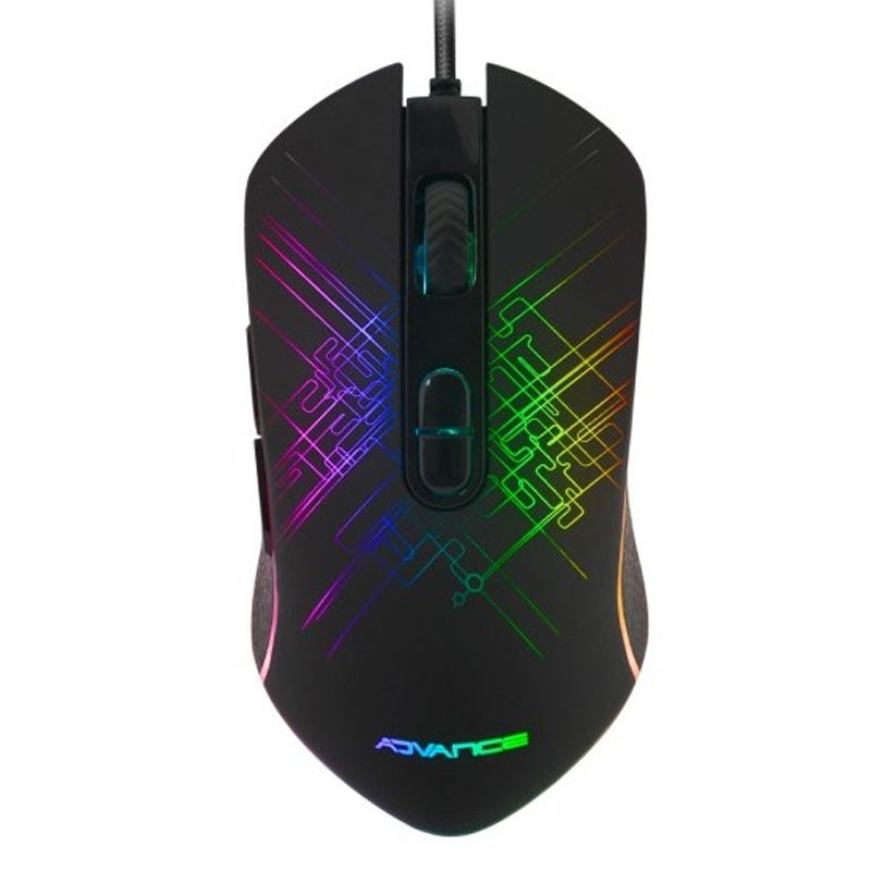 Souris Gaming Advance GTA230 RGB Noir Souris Gaming Advance GTA230 RGB Noir
