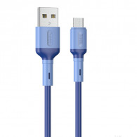 Câble Chargeur Hoco USB Vers Micro USB Bleu