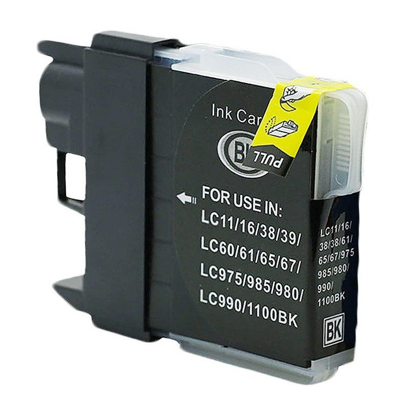 Cartouche Jet D'encre Adaptable Brother LC985 Noir Cartouche Jet D'encre Adaptable Brother LC985 Noir