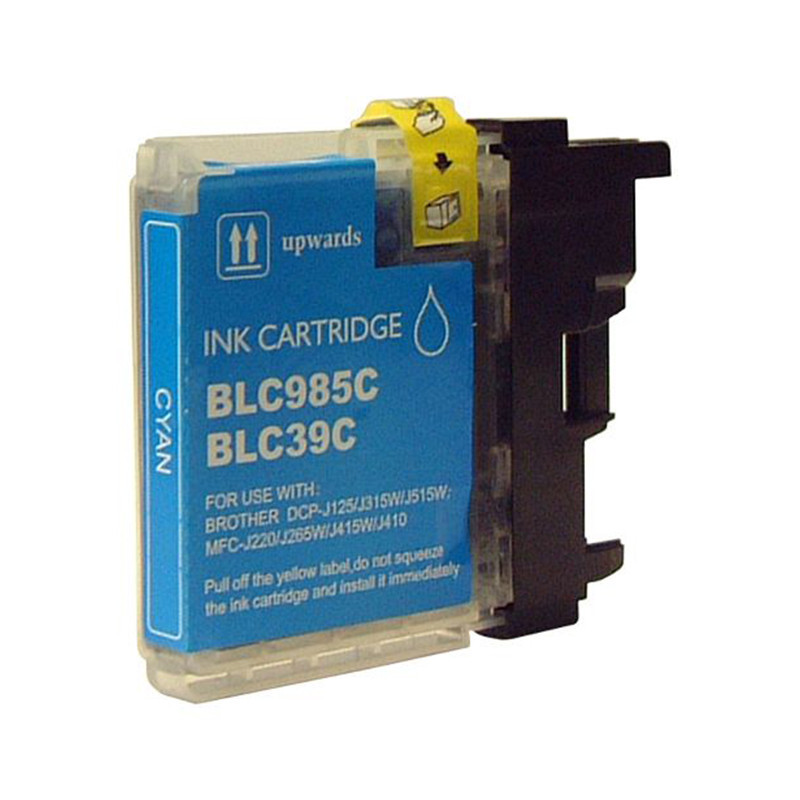 Cartouche Jet D'encre Adaptable Brother LC985 Cyan Cartouche Jet D'encre Adaptable Brother LC985 Cyan