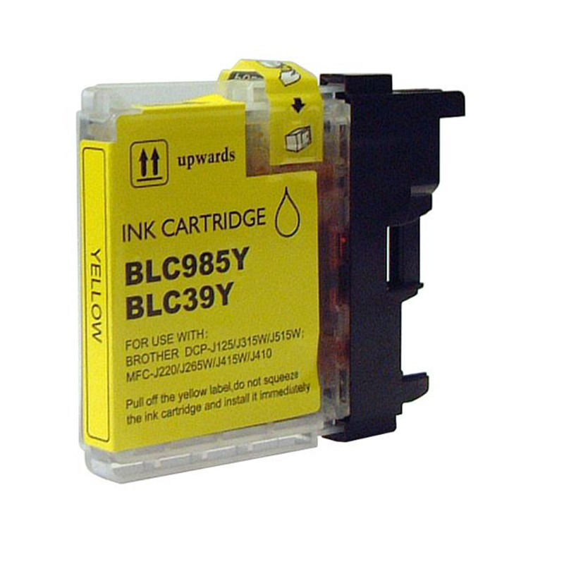 Cartouche Jet D'encre Adaptable Brother LC985 Jaune Cartouche Jet D'encre Adaptable Brother LC985 Jaune