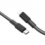 Câble Chargeur Hoco X69 USB Vers Lightning Noir