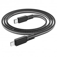 Câble Chargeur Hoco X69 USB Vers Lightning Noir Câble Chargeur Hoco X69 USB Vers Lightning Noir
