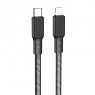 Câble Chargeur Hoco X69 USB Vers Lightning Noir