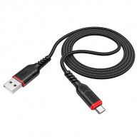 Câble Chargeur Hoco X59 USB Vers Micro USB Incassable Noir