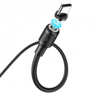 Câble Chargeur magnétique Hoco X52 USB Vers Type-C Noir Câble Chargeur magnétique Hoco X52 USB Vers Type-C Noir