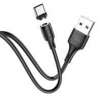 Câble Chargeur magnétique Hoco X52 USB Vers Type-C Noir Câble Chargeur magnétique Hoco X52 USB Vers Type-C Noir