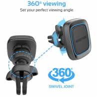 Support Voiture Magnétique Promate Antidérapant Bleu