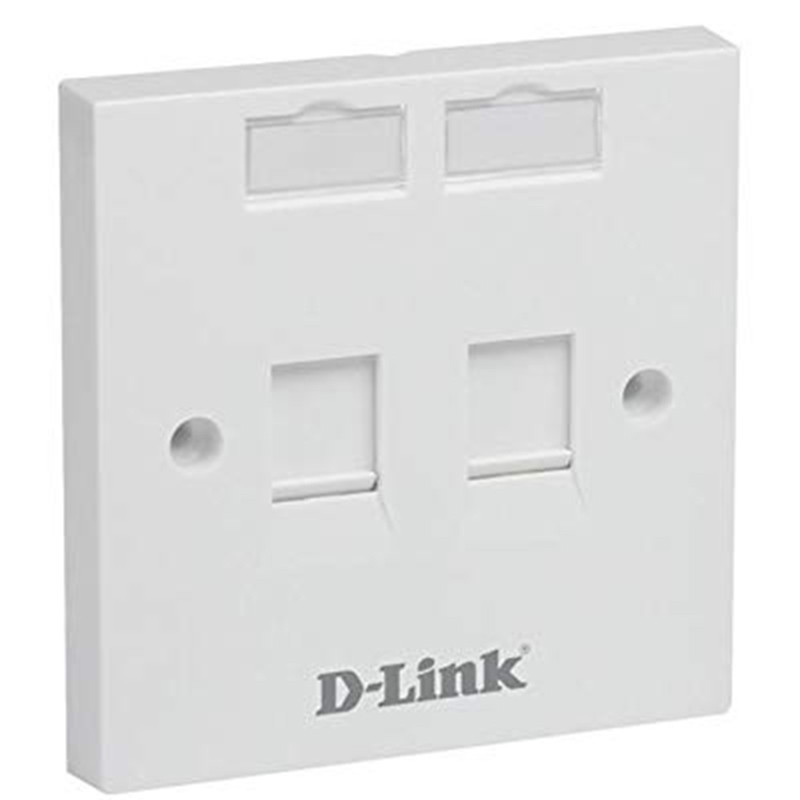 Monture 2 modules pour prise D-Link 86 x 86 mm Blanc Monture 2 modules pour prise D-Link 86 x 86 mm Blanc