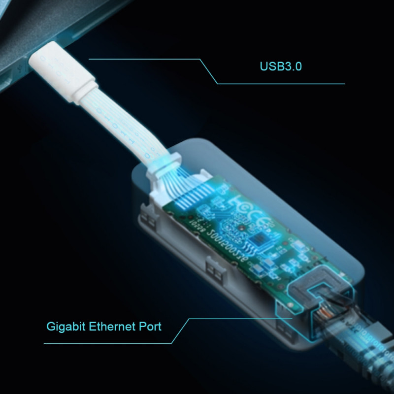 Adaptateur Réseau Tp-link USB Type-C Vers RJ45 Gigabit Ethernet