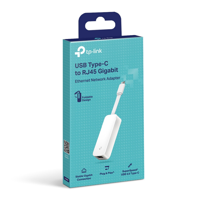 Adaptateur Réseau Tp-link USB Type-C Vers RJ45 Gigabit Ethernet