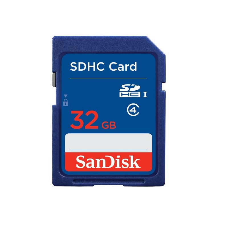 Carte Mémoire SanDisk 32Go SDHC en Tunisie