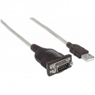 Convertisseur USB  Série DB9 Manhattan Noir