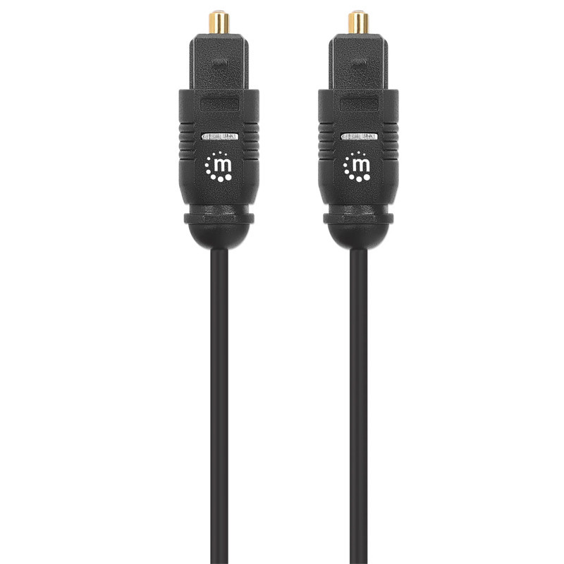 Câble Audio Numérique Toslink Manhattan Noir (356084) Câble Audio Numérique Toslink Manhattan Noir (356084)