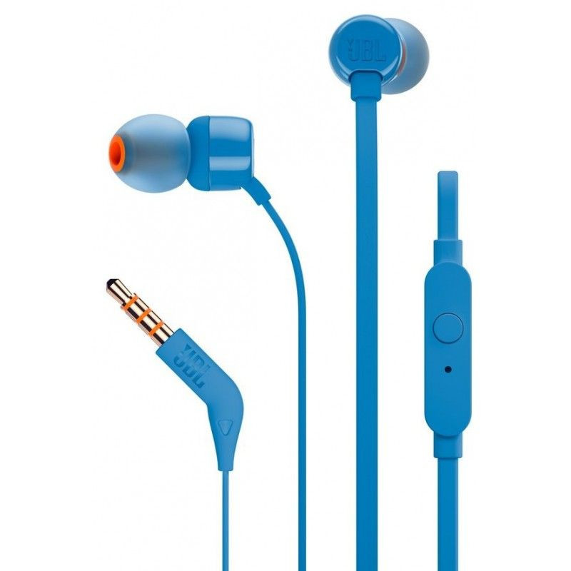 Écouteur JBL Intra-Auriculaire T110 - Bleu