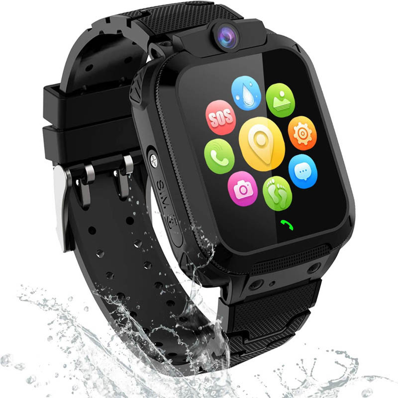 Montre Enfant Intelligente Connecté Gps Tracker- Noir