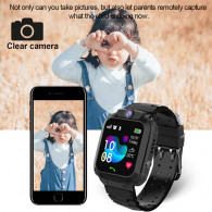 Montre Enfant Intelligente Connecté Gps Tracker- Noir