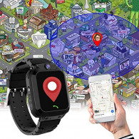 Montre Enfant Intelligente Connecté Gps Tracker- Noir