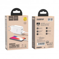 Chargeur Hoco C62A Pour IPhone - Blanc Chargeur Hoco C62A Pour IPhone - Blanc