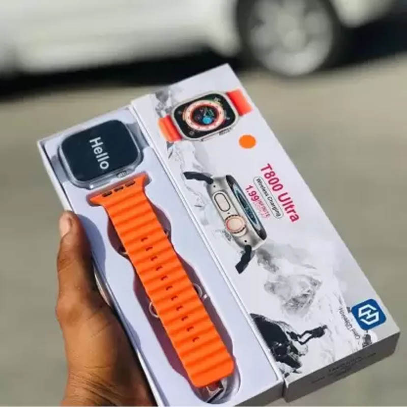 Montre Connectée T800 Ultra - Orange