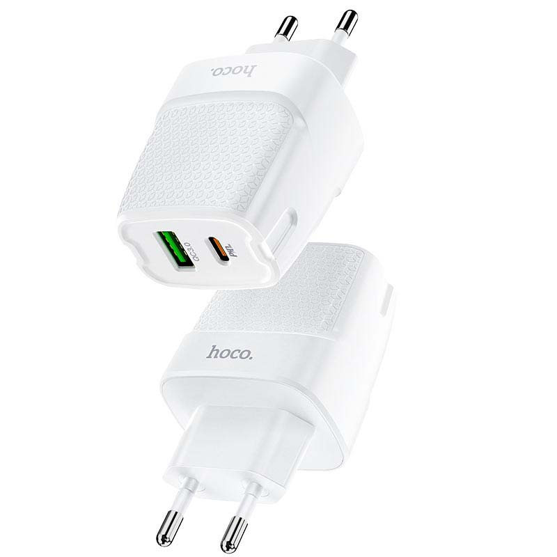 Tête Chargeur Hoco CA85A-20W 2 Port USB - Blanc