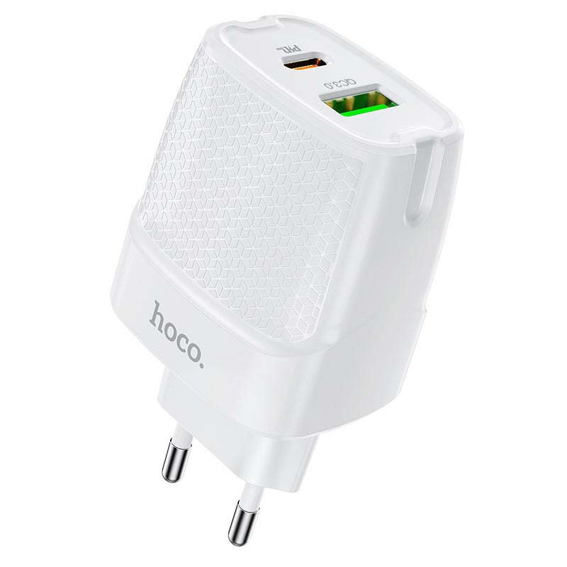 Tête Chargeur Hoco CA85A-20W 2 Port USB - Blanc