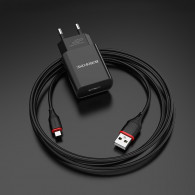 Chargeur Borofone Ba20a Micro USB - Noir