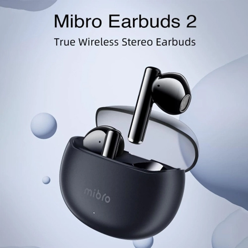 Ecouteurs Bluetooth Mibro Earbuds 2 Noir en Tunisie