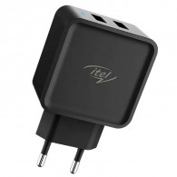 Chargeur Rapide Itel ICE-42  2 port USB Vers Micro USB + Cable - Noir