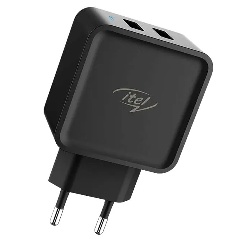 Chargeur Rapide Itel ICE-42  2 port USB Vers Micro USB + Cable - Noir