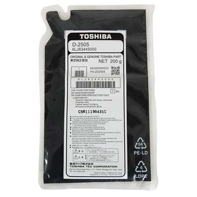 Développeur Toshiba Originales  D-2505 - Noir