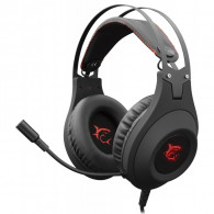 Micro Casque Gamer White Shark Wildcat GH-2041 - Noir & Rouge