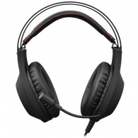 Micro Casque Gamer White Shark Wildcat GH-2041 - Noir & Rouge