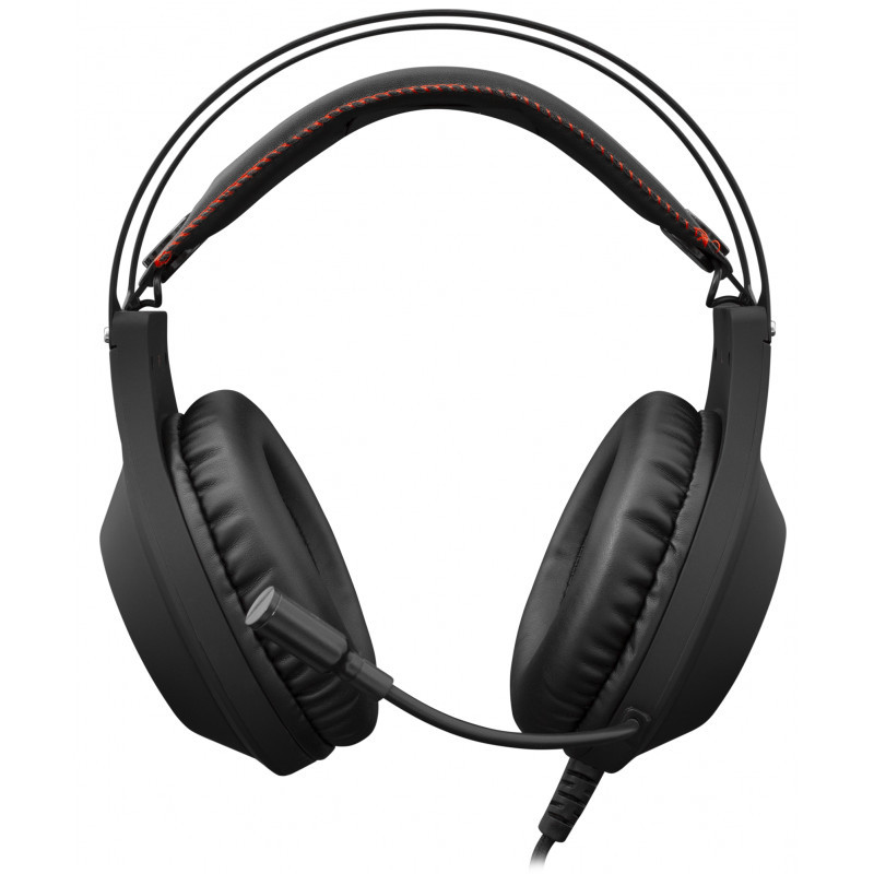 Micro Casque Gamer White Shark Wildcat GH-2041 - Noir & Rouge