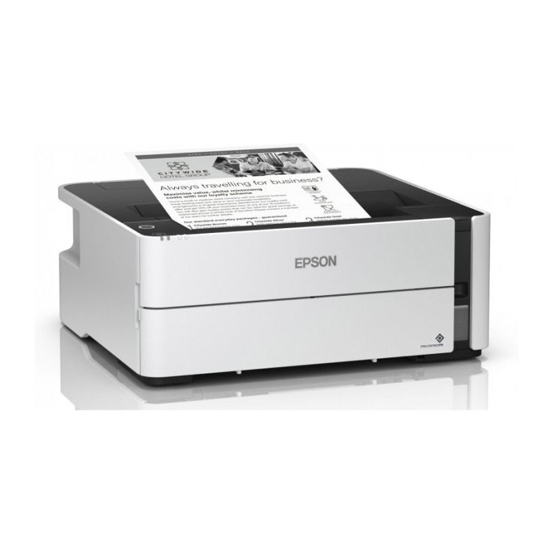 Imprimante Jet D'encre Epson Ecotank ET-M1170 Monochrome WiFi - Noir & Blanc (C11CH44403)