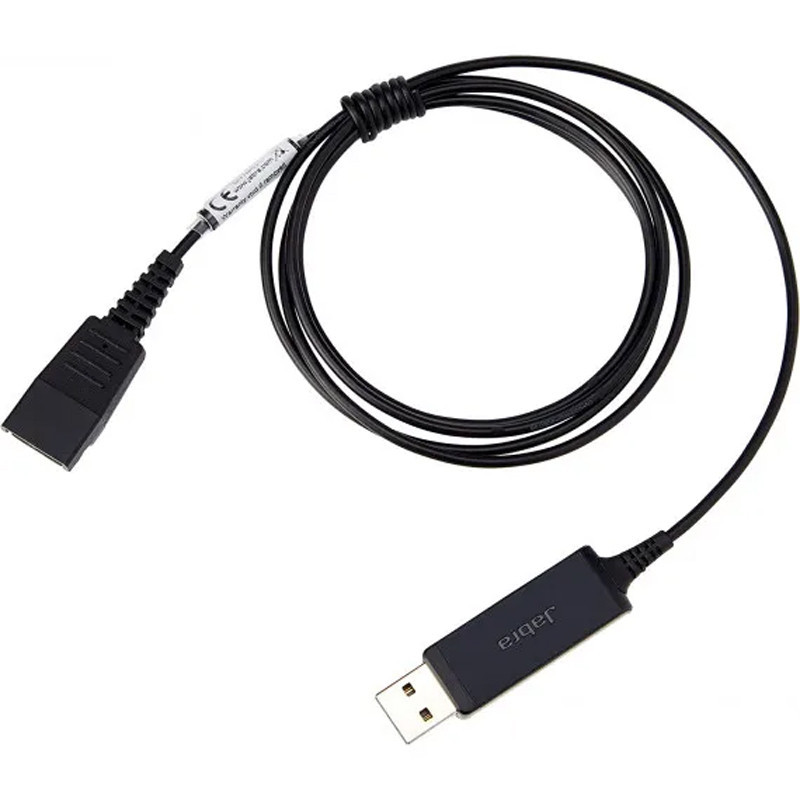 Cordon Adaptateur de la marque Jabra Link 230 QD Vers USB couleur Noir