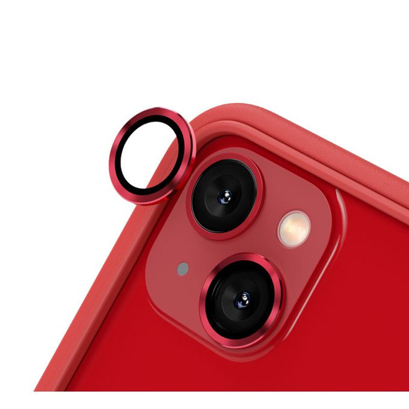 Protecteurs d'Objectifs Camera Pour iPhone 14 Plus - Rouge