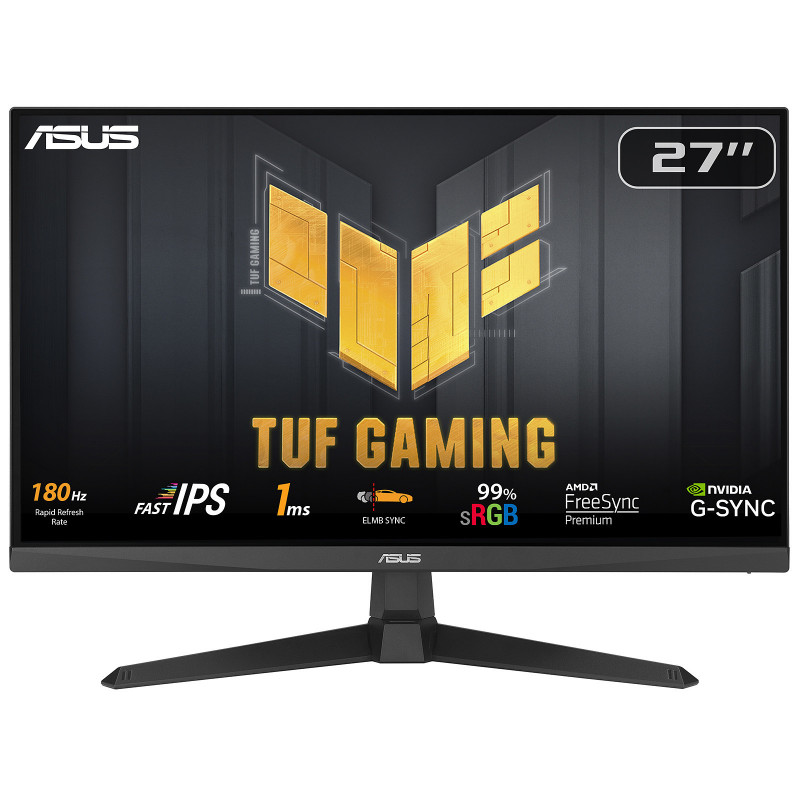 Ecran Gaming Asus TUF VG279Q3A 27" Full HD 180Hz Noir Ecran Gaming Asus TUF VG279Q3A 27" Full HD 180Hz Noir