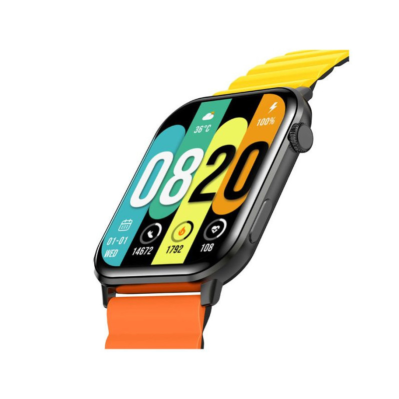 Montre Connectée Kieslect Calling Watch KS - Orangé & Jaune