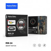 Pack Montre Connectée Haino Teko RW24 + Sacoche + Lunette De Sport - Noir