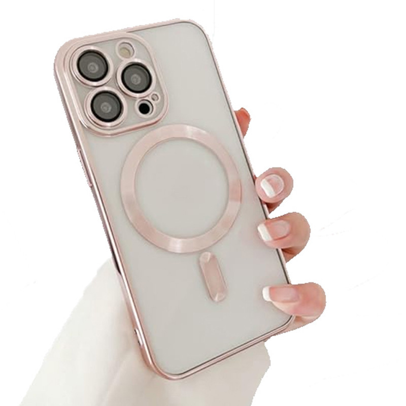 Coque Pour IPhone 13 Pro Max Magsafe Anti Rayures - Rose