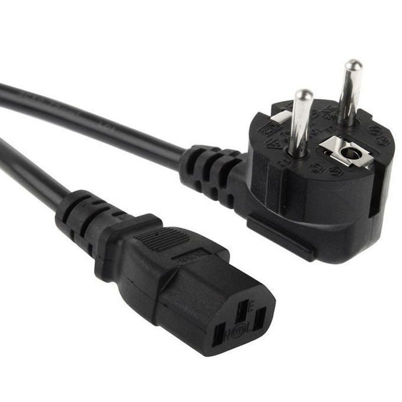 Câble Alimentation Pour Pc De Bureau Noir