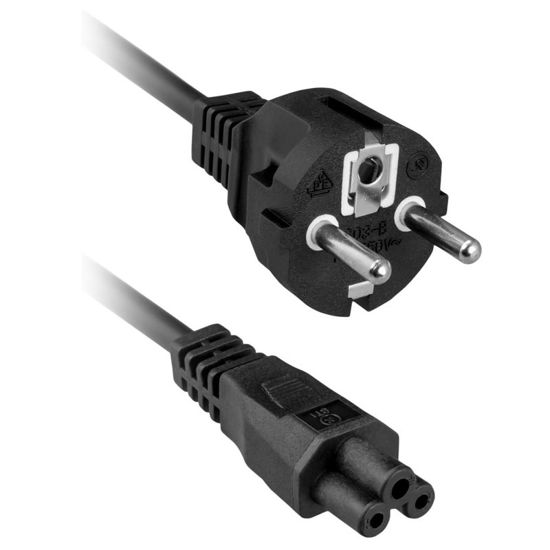 Câble Alimentation Pour Pc Portable Grade A Noir Câble Alimentation Pour Pc Portable Grade A Noir