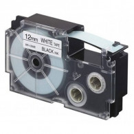 Cassette à Ruban Adhésif Casio XR 12WE1 12 mm Cassette à Ruban Adhésif Casio XR 12WE1 12 mm